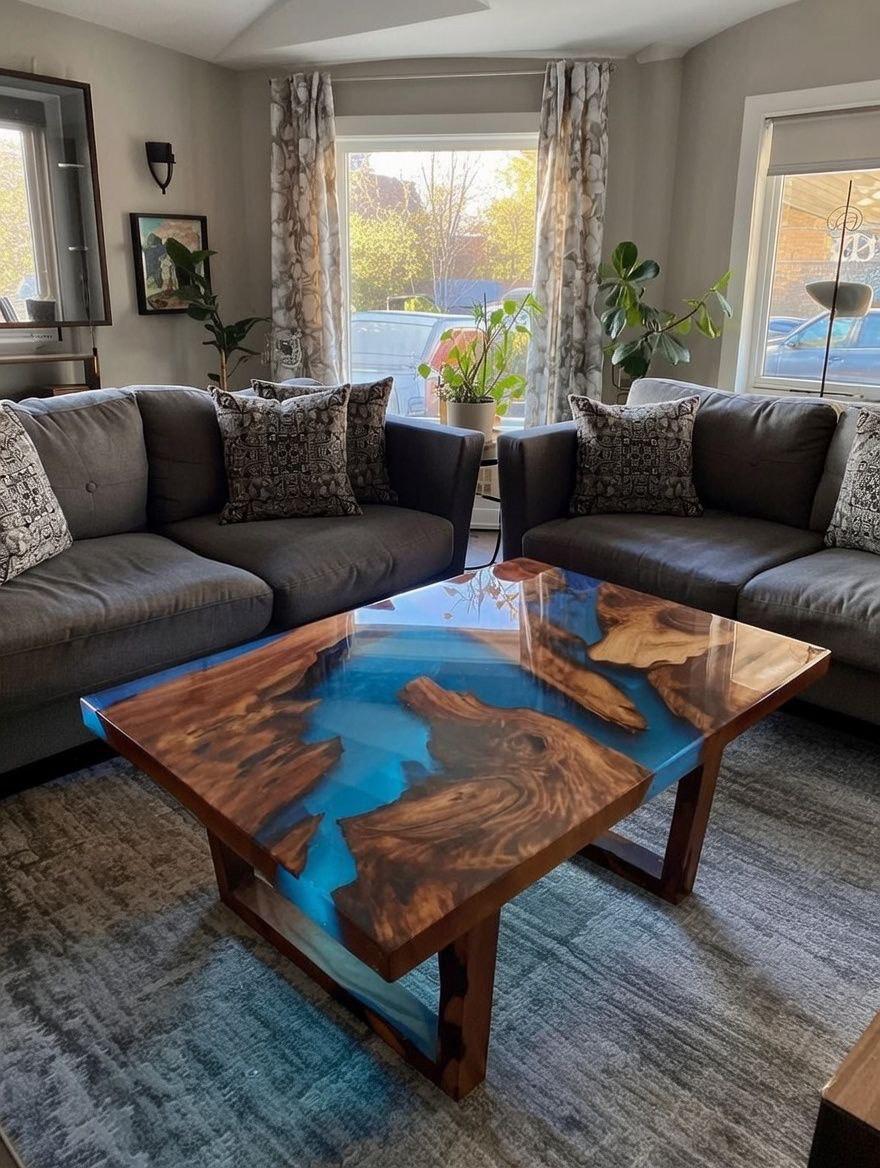 resin coffee table